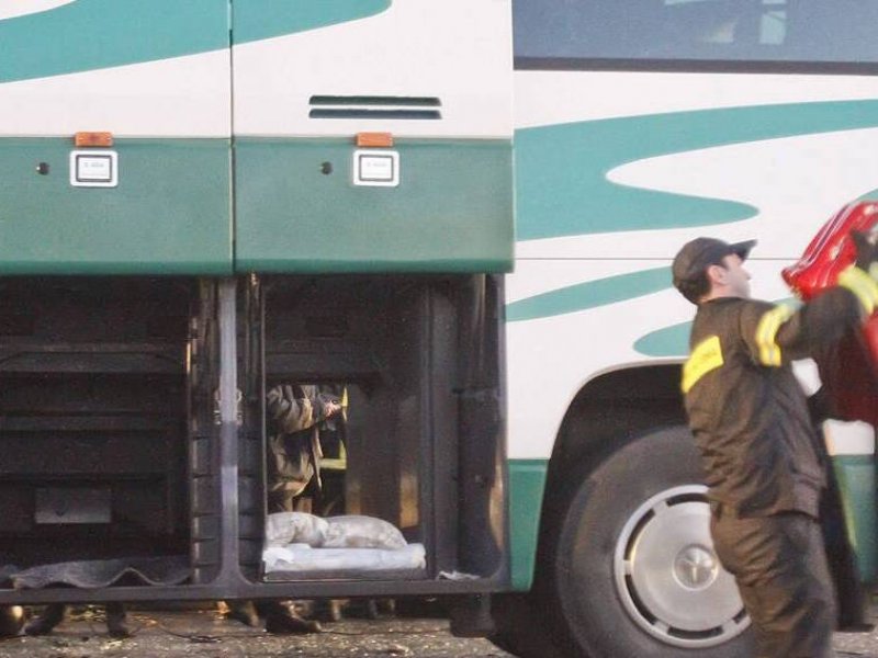 Στις φλόγες λεωφορείο του ΚΤΕΛ στη γραμμή Ιωάννινα - Αθήνα με 39 επιβάτες