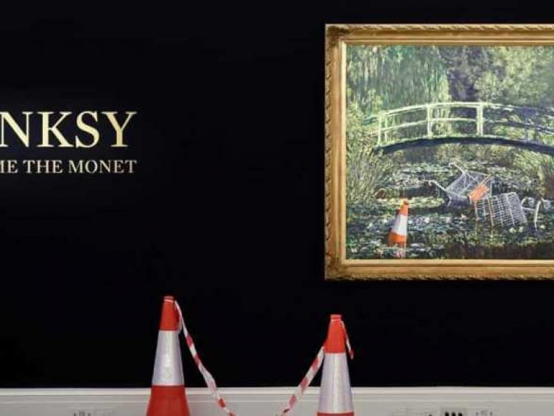 Banksy: 9,8 εκατομμύρια δολλάρια για την αξεπέραστη εκδοχή του πίνακα του Μονέ!
