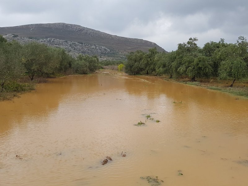 Κρήτη: Πλημμύρες και εγκλωβισμένοι στο Οροπέδιο Λασιθίου