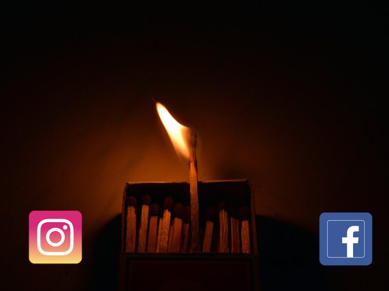 Black out σε Facebook και Instagram