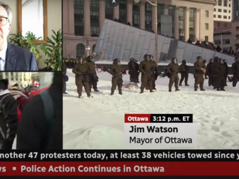 Καναδάς: Μάχες «σώμα με σώμα» μεταξύ Αστυνομίας και διαδηλωτών στην Οττάβα (Βίντεο)