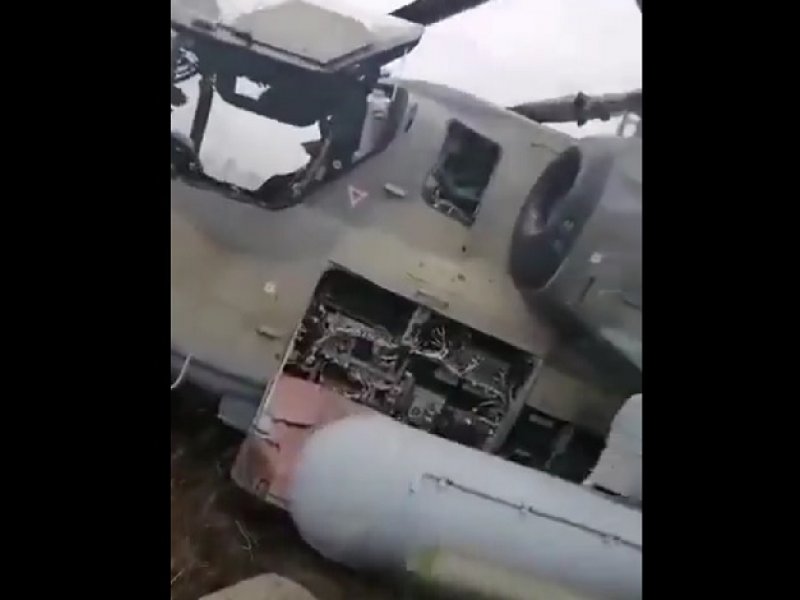 Οι Ουκρανοί κατέρριψαν ρωσικό πολεμικό ελικόπτερο έξω από το Κίεβο (Βίντεο)