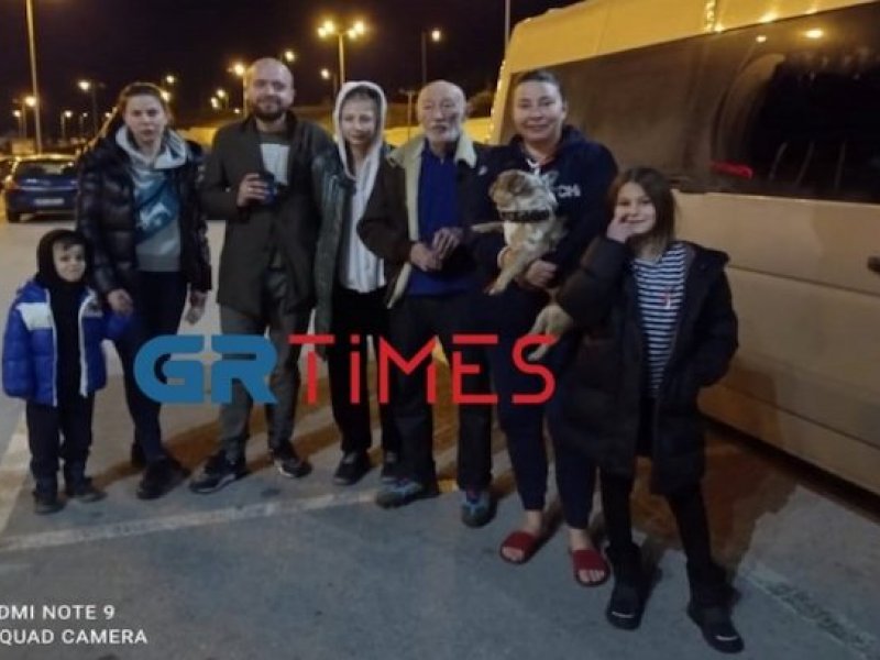 Πόλεμος στην Ουκρανία: Έφτασαν οι πρώτοι πρόσφυγες στη Θεσσαλονίκη