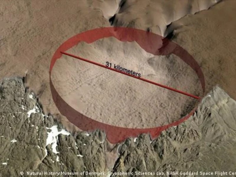 Γροιλανδία: Μετεωρίτης δημιούργησε τεράστιο κρατήρα πριν από 58 εκατομμύρια έτη