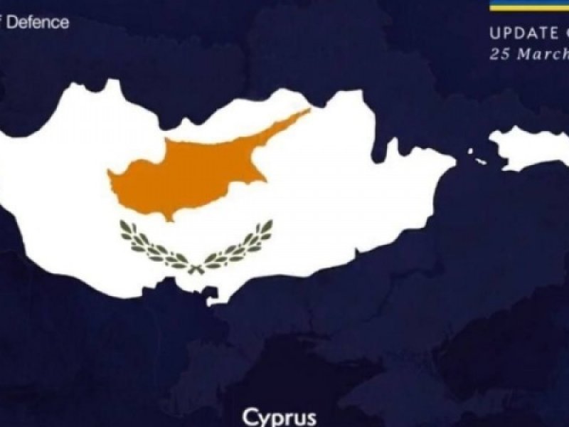 Χάρτης σκάνδαλο από το βρετανικό υπουργείο Άμυνας: Εμφάνισε διχοτομημένη την Κύπρο (Βίντεο)