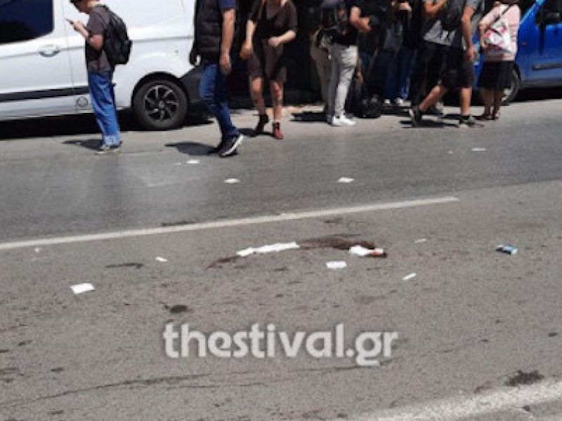 Θεσσαλονίκη: Μοτοσικλέτα παρέσυρε γυναίκα και την εγκατέλειψε 